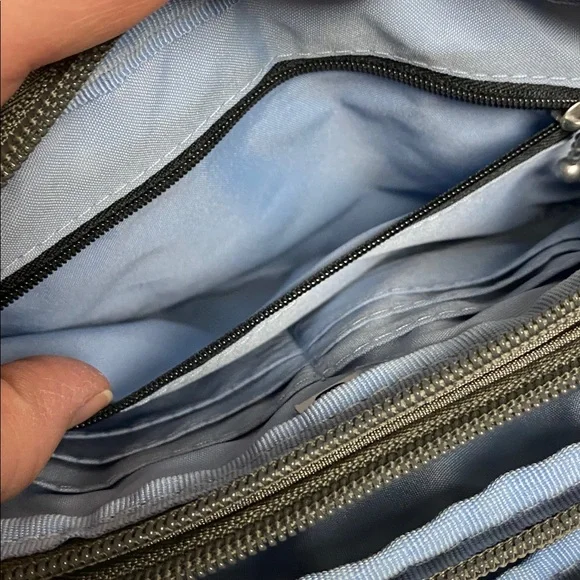 Baggallini Charcoal Messenger Bag - Picture 9 of 14